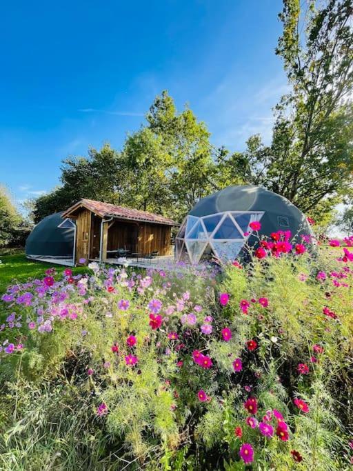 Dome Insolite Lichen Jacuzzi Et Petits-Dejeuners Inclus Gondrin Ngoại thất bức ảnh